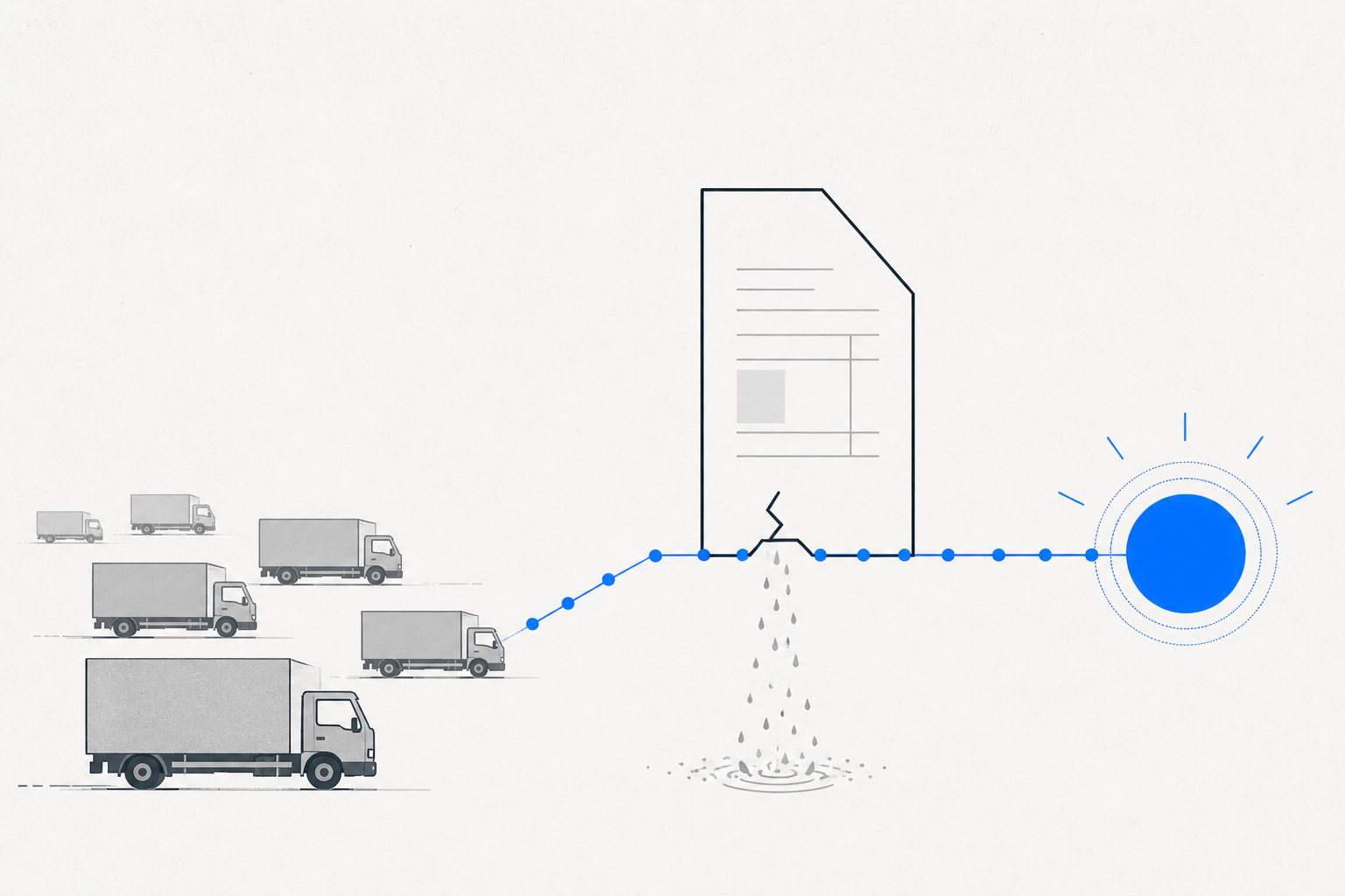 Trucks logistic problems